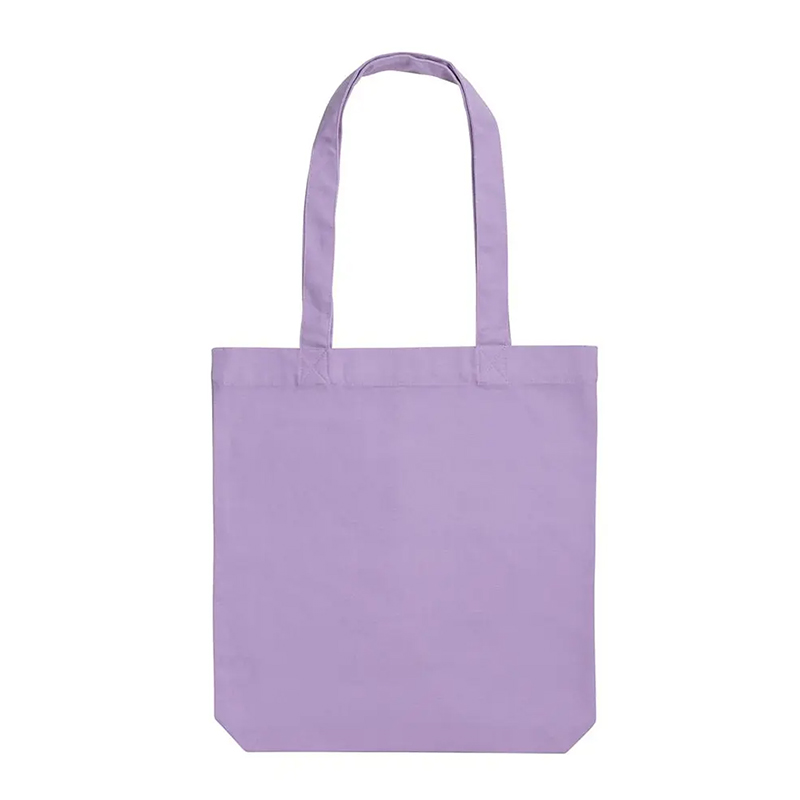 Farvet canvas mulepose - Billede 6