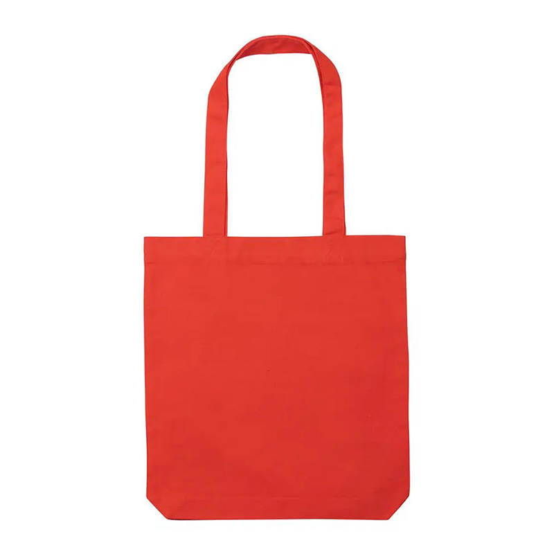 Farvet canvas mulepose - Billede 3