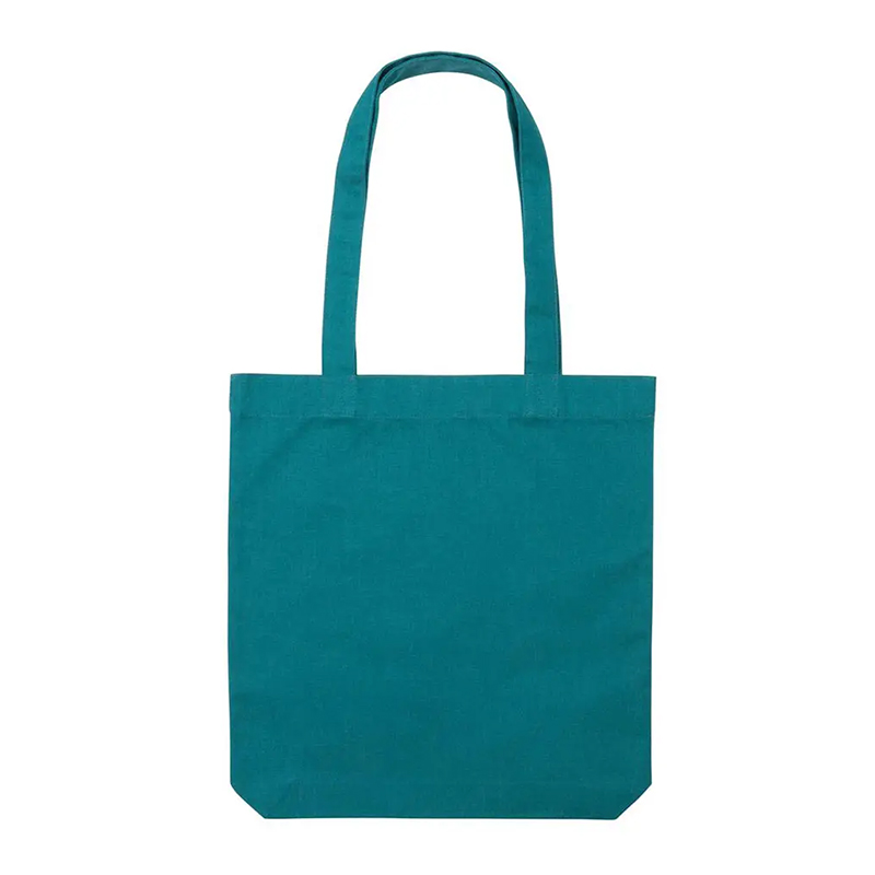 Farvet canvas mulepose - Billede 4