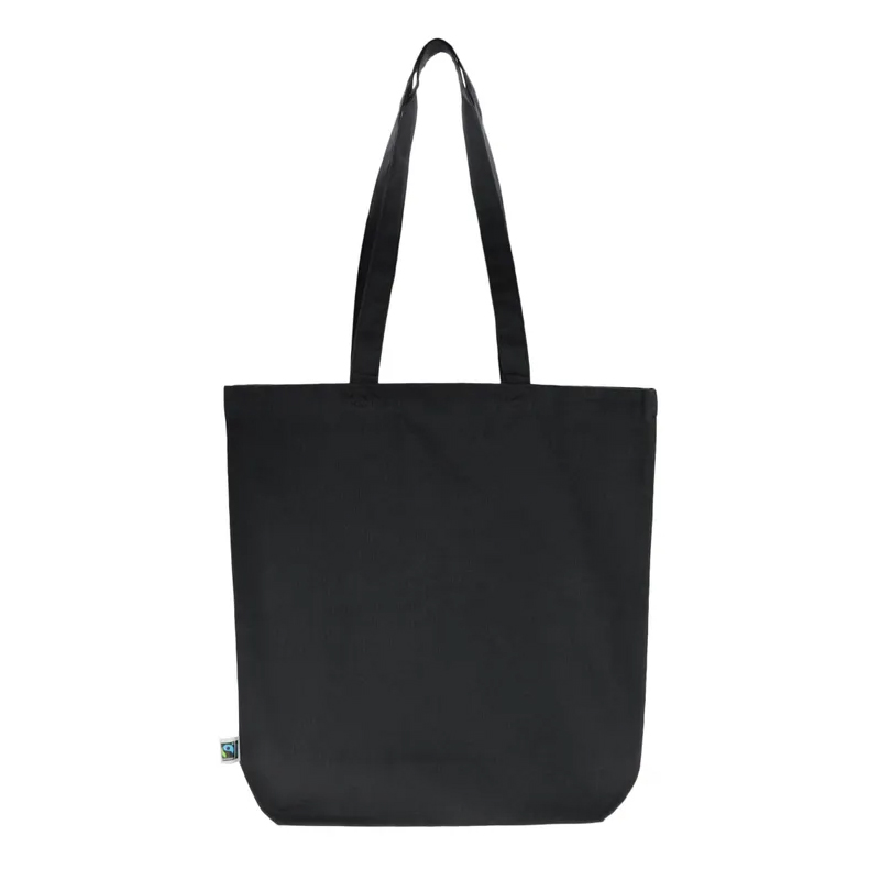 Farvet Fairtrade mulepose - Billede 4