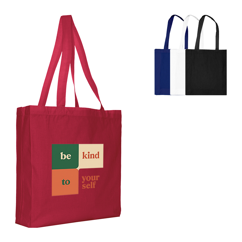 Farvet mulepose i bomuld