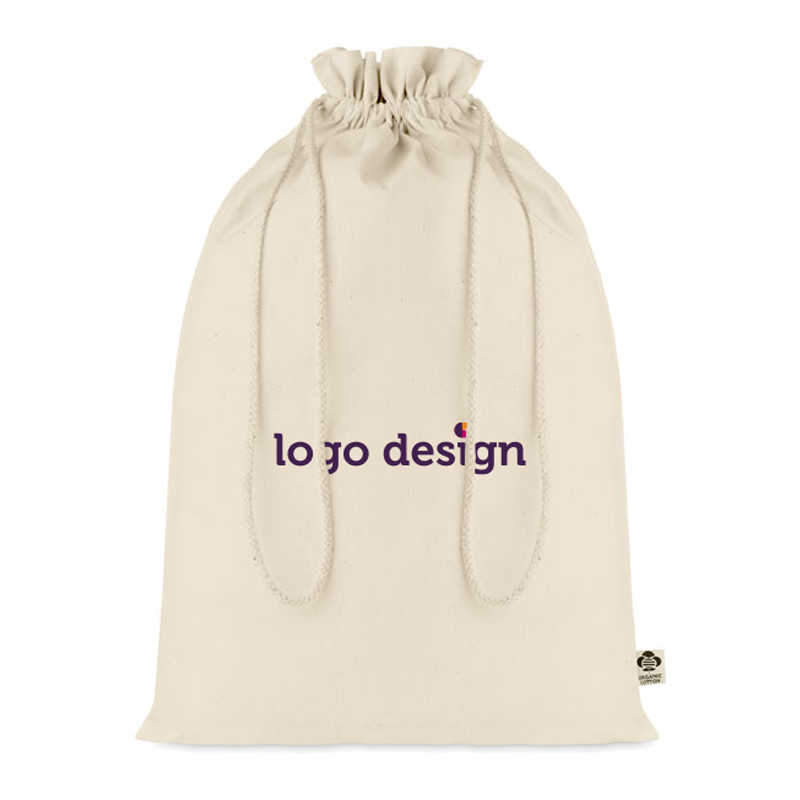 Stor gavepose af økologisk bomuld