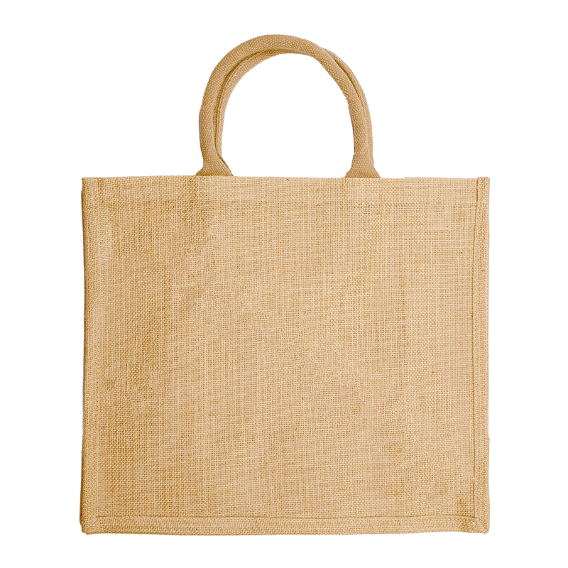 Bred jute shopper - Billede 5