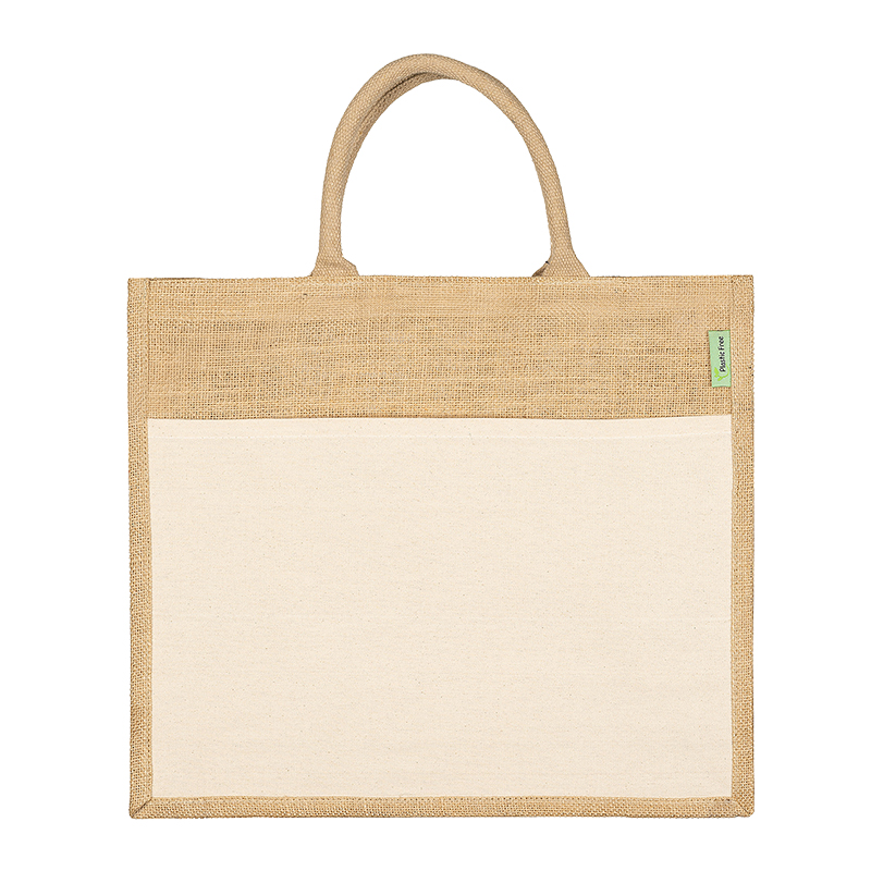 Jute indkøbspose plastfri - Billede 2