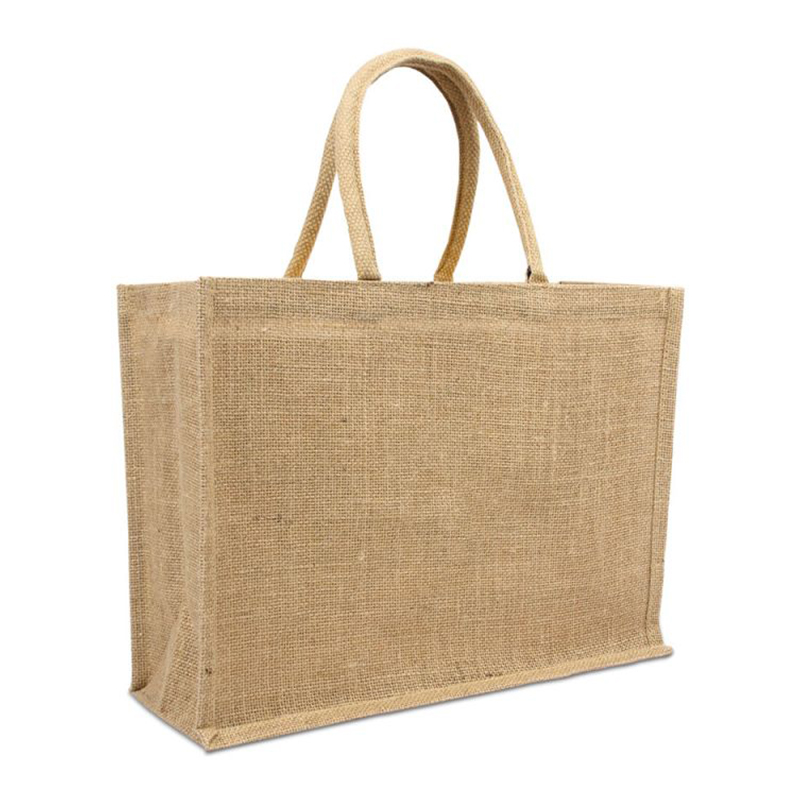 Jute taske natur L - Billede 3