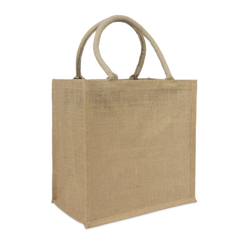 Jute taske natur M - Billede 3