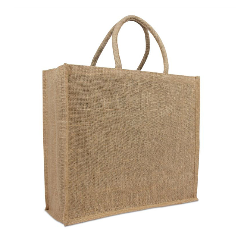 Jute taske natur XL - Billede 3