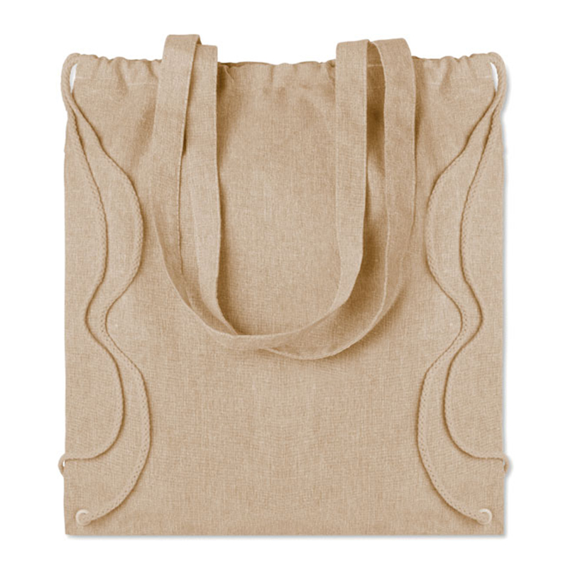 Genanvendt bomulds duffelbag - Billede 5