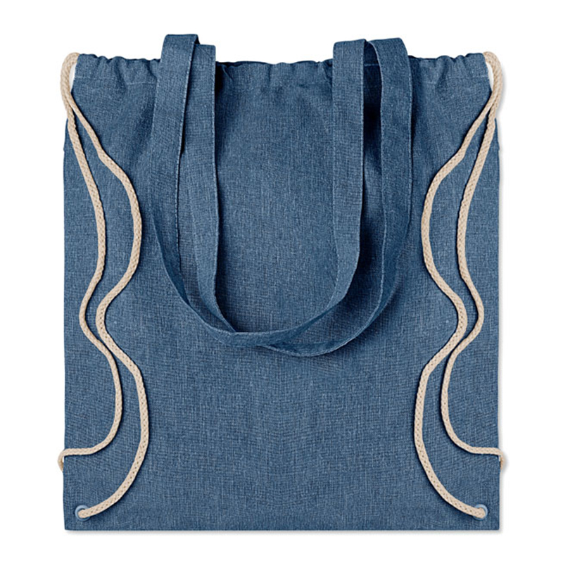 Genanvendt bomulds duffelbag - Billede 6