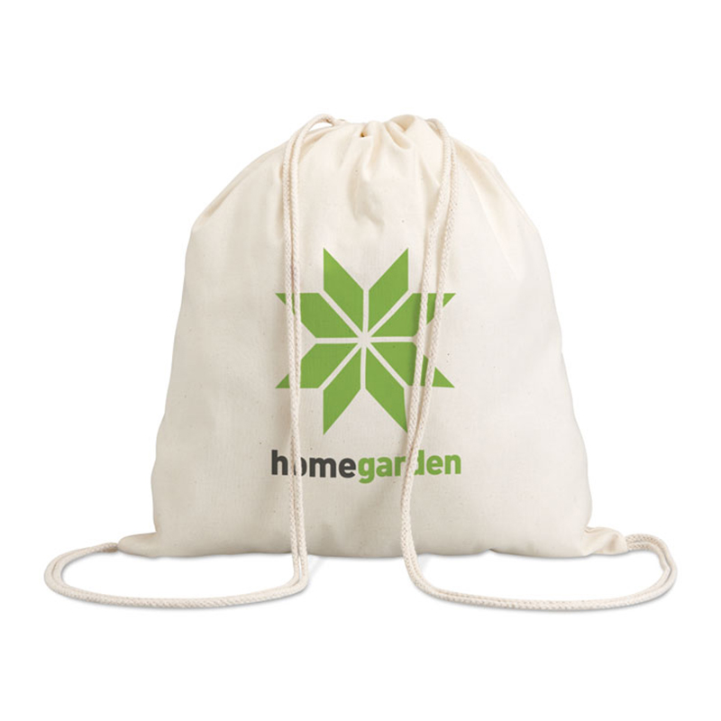 Bomulds rygsæk med fuldfarvet tryk | 140 g/m2