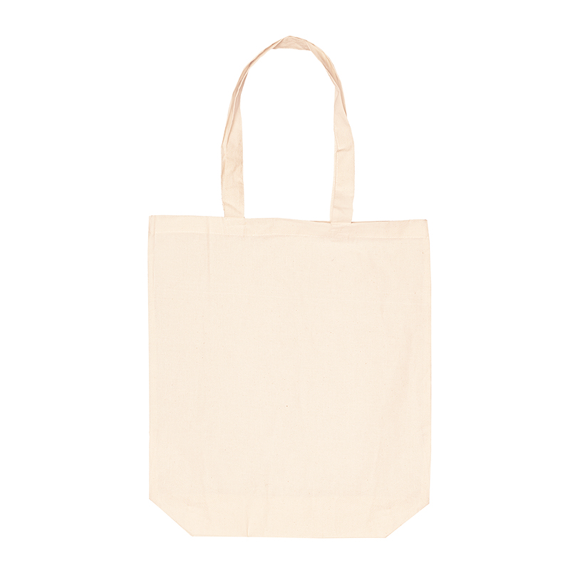 Ecru bomulds shopper lille | 155 gr./m2 - Billede 4