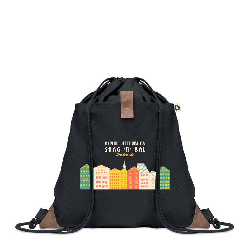 Rygsæk af genanvendt materiale