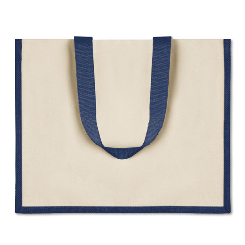 Shopper i canvas og jute - Billede 3