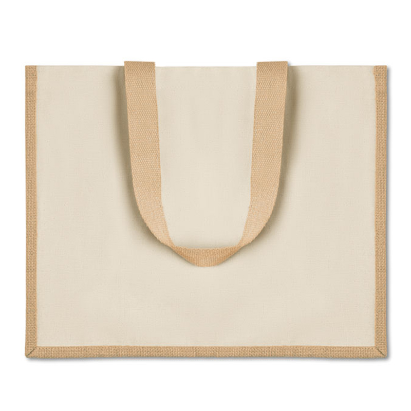 Shopper i canvas og jute - Billede 7