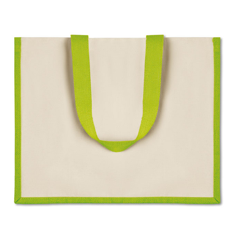 Shopper i canvas og jute - Billede 6