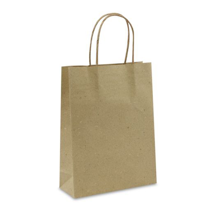 Graspapir taske mellem - Billede 3