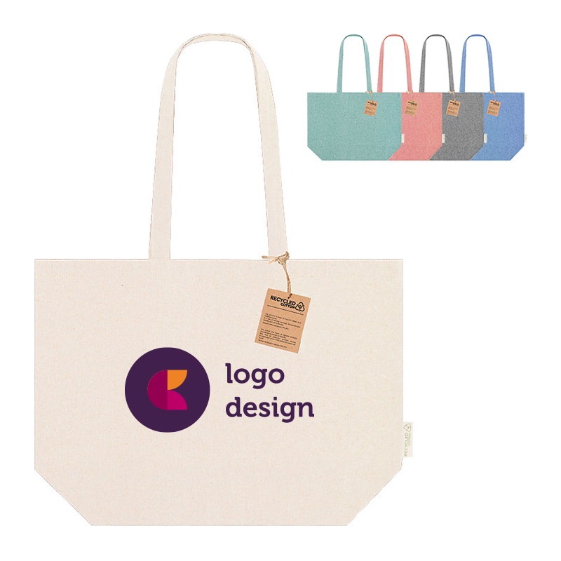 Taske af genanvendt bomuld