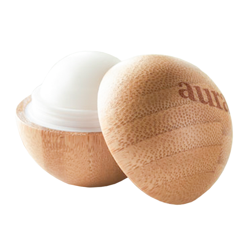 Læbepomade i bambuskrukke