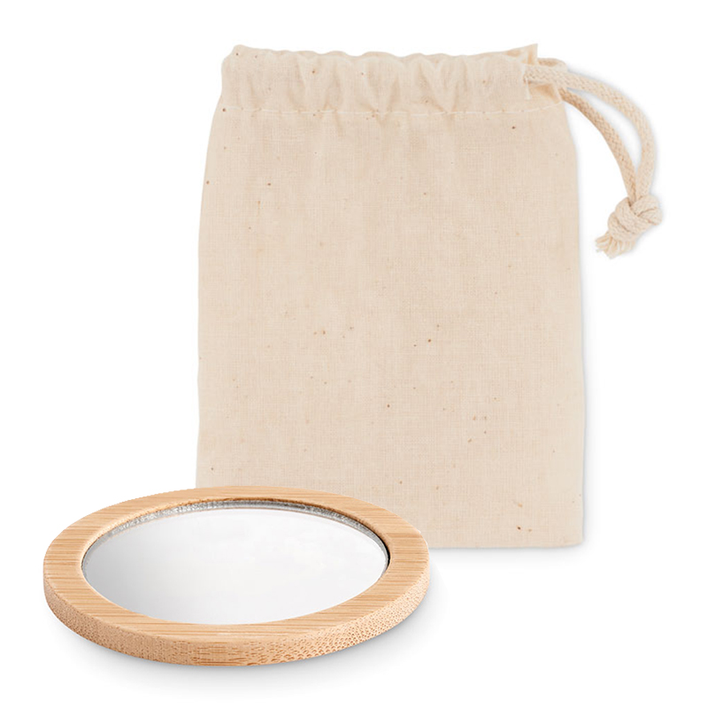 Make-up spejl i bambus - Billede 6