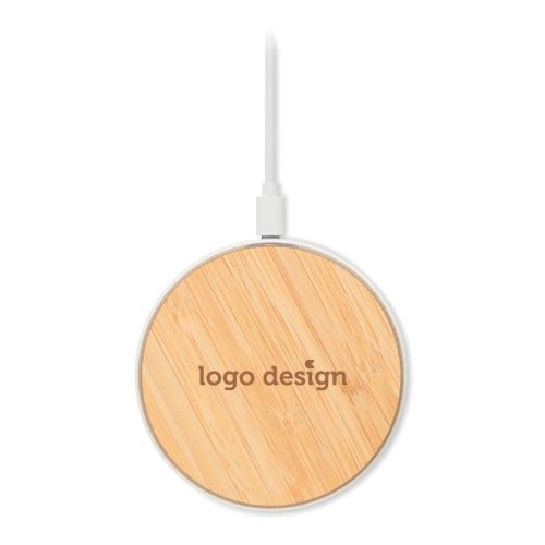 Rund trådløs oplader - Billede 1