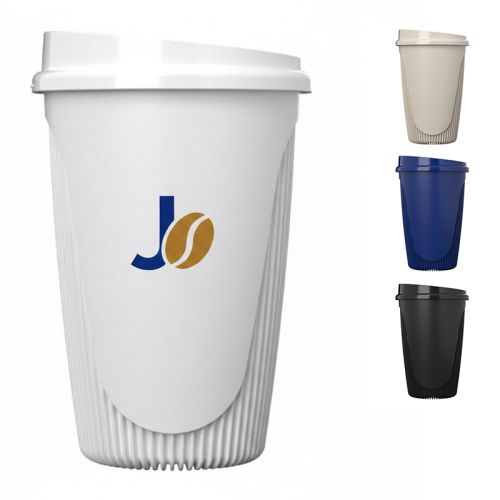 Enkeltvægget krus med riller - Billede 1