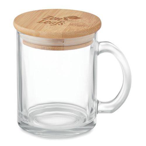 Glaskrus med bambuslaag - Billede 1