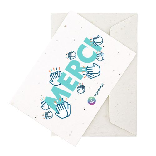 Frøpapirkort A5 - Billede 1