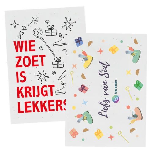 Frøpapir A6 Sankt Nikolaus | 200 g/m² - Billede 1