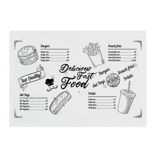 Fropapir bordmåtte - Billede 2