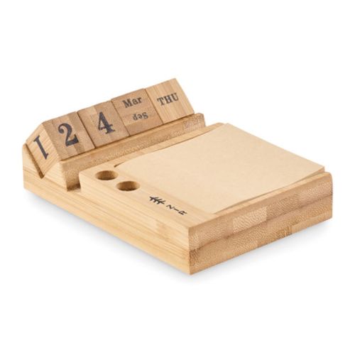 Skrivebordsorganizer i bambus - Billede 1