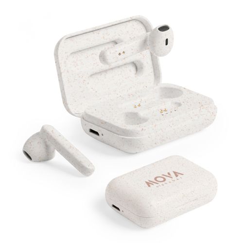 Trådløse ørepropper af hvedestraw - Billede 1