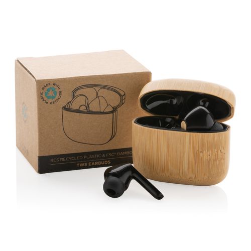 Trådløse bambus-ørepropper - Bild 4