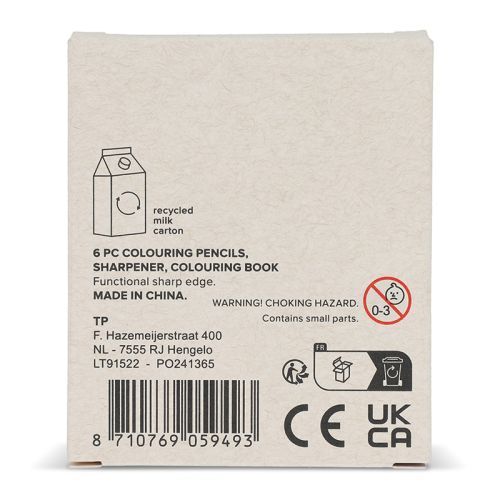 8-delt farvesæt i mælkekarton - Bild 3