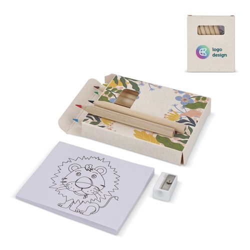 8-delt farvesæt i mælkekarton - Bild 1