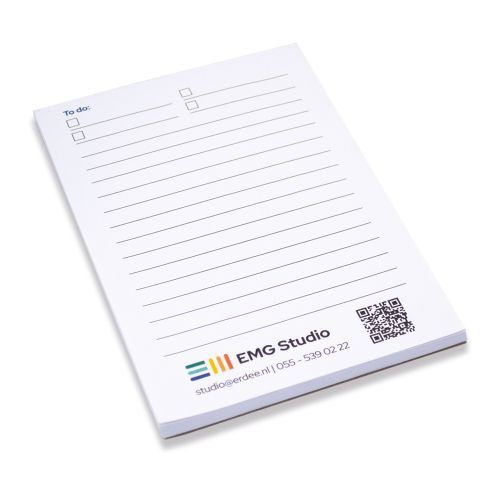 A6 skriveblok 50 ark - Billede 1