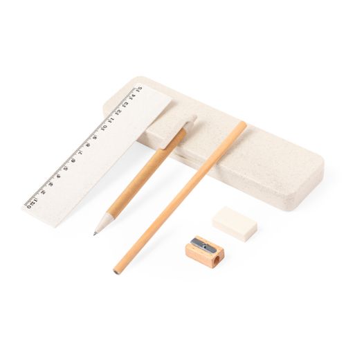 Skrivesæt i hvedestrå - Billede 2