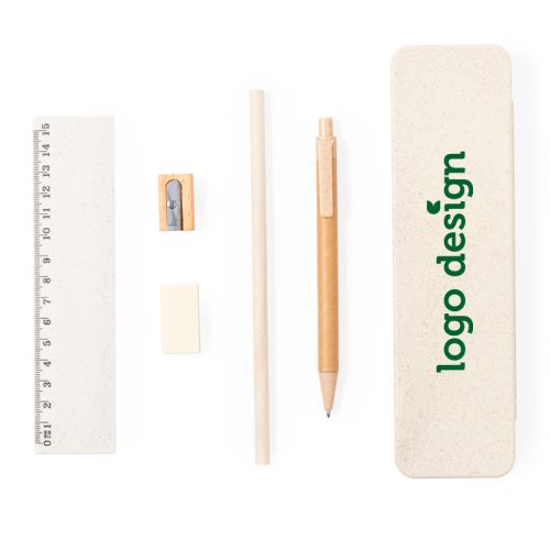 Skrivesæt i hvedestrå - Billede 1