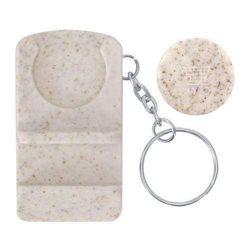 Nøglering med mønt - Bild 2