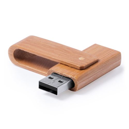 USB-stick af bambus - Billede 2