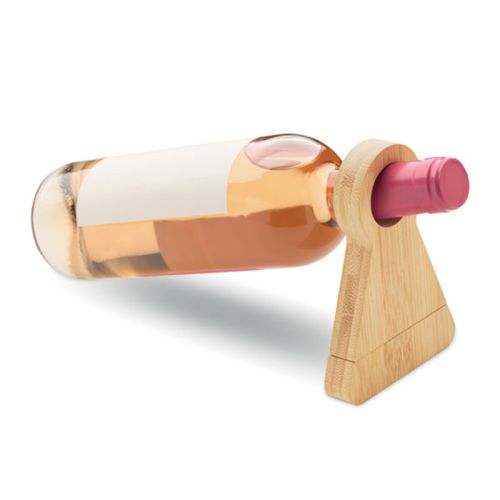 2-i-1 flaskeholder i bambus - Billede 3