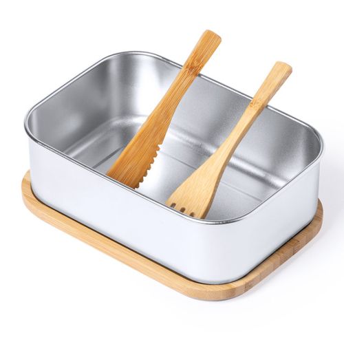 Madkasse i bambus og rustfrit stål - Billede 4