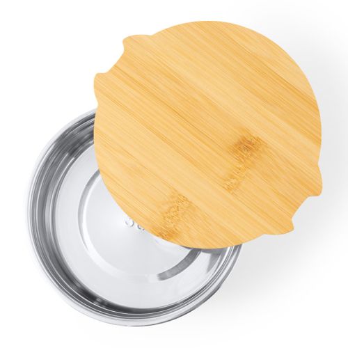 Rund madkasse i rustfrit stål - Billede 3