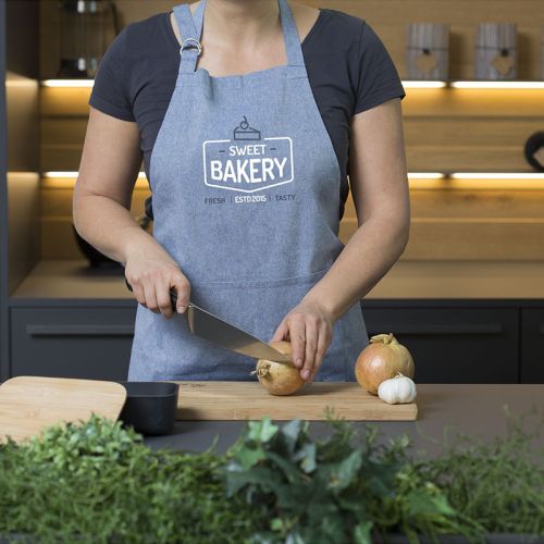 Forklæde i genanvendt bomuld - Billede 6