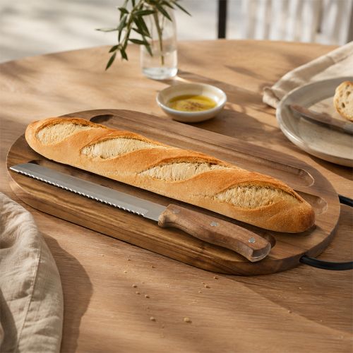 Skærebræt med brødkniv - Billede 4