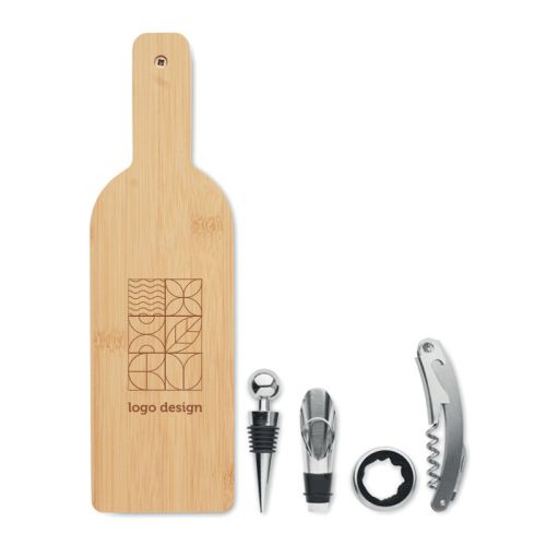 Vinset i bambus kasse - Billede 1