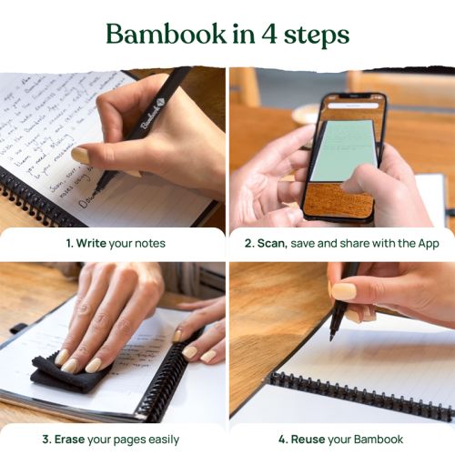 Bambook notepad A4 - Billede 4