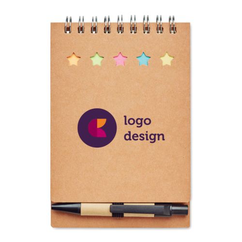 Genanvendt notesbog med memoblok - Billede 1