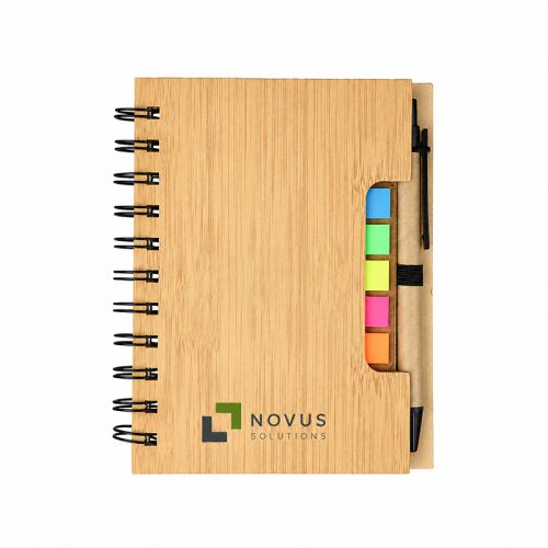 Notesbog med sticky notes - Billede 1
