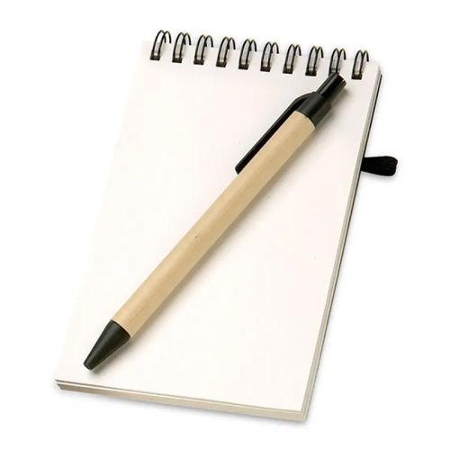 Eco notesbog med kuglepen - Billede 7