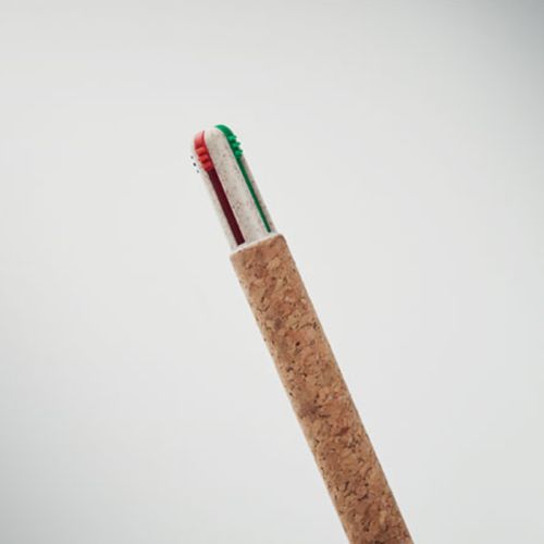 4-farvet kuglepen i kork - Bild 5